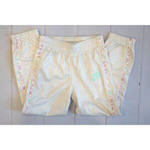 Nike Kids Joggers Gray with Pastel Trim - Size 5-6Y